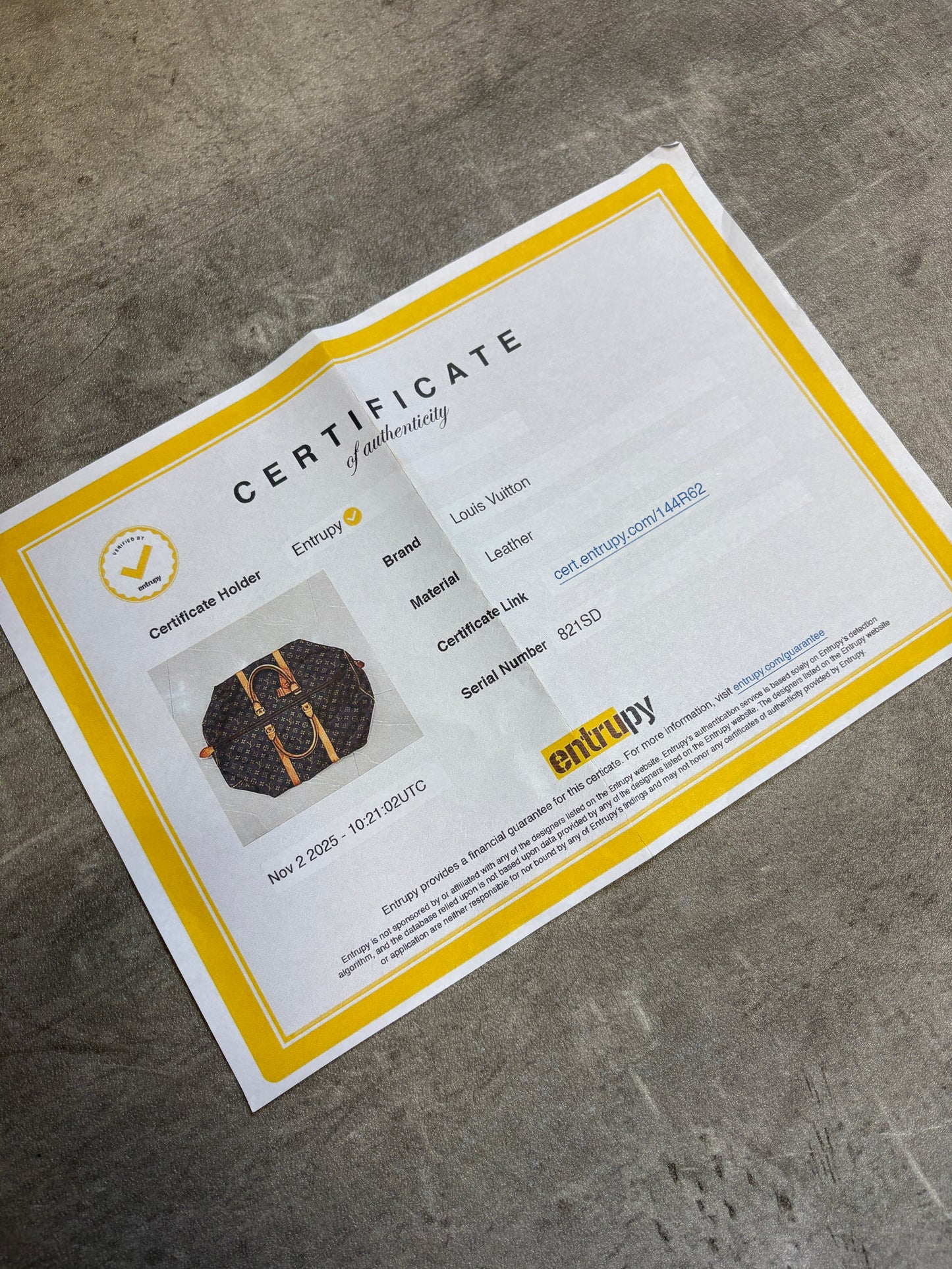 Louis Vuitton Keepall 50