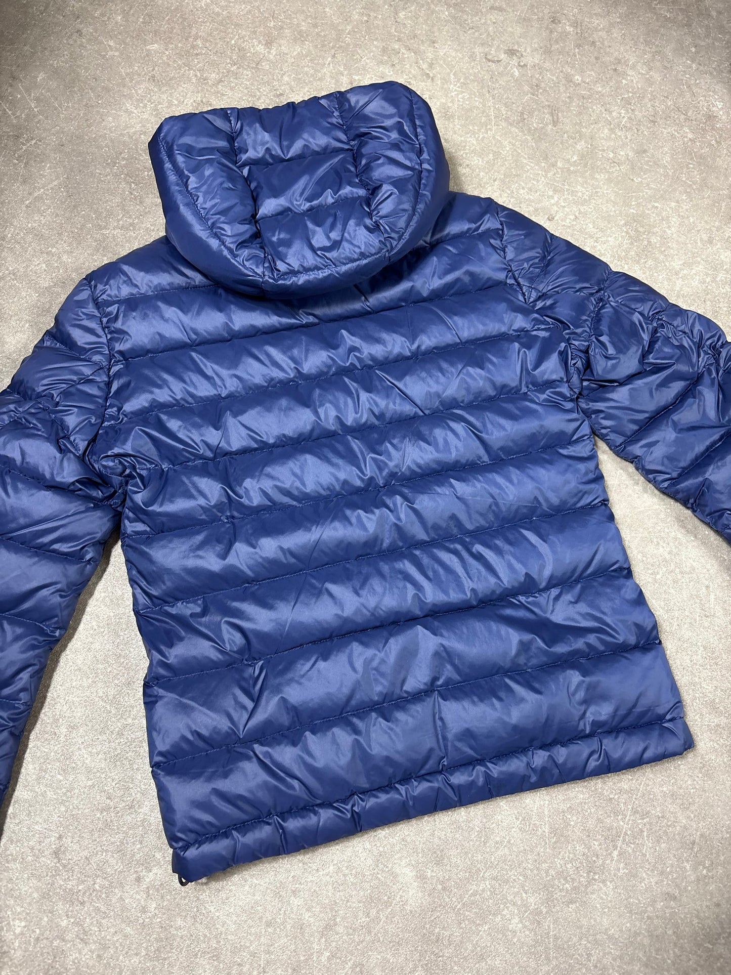 Blauer Puffer S