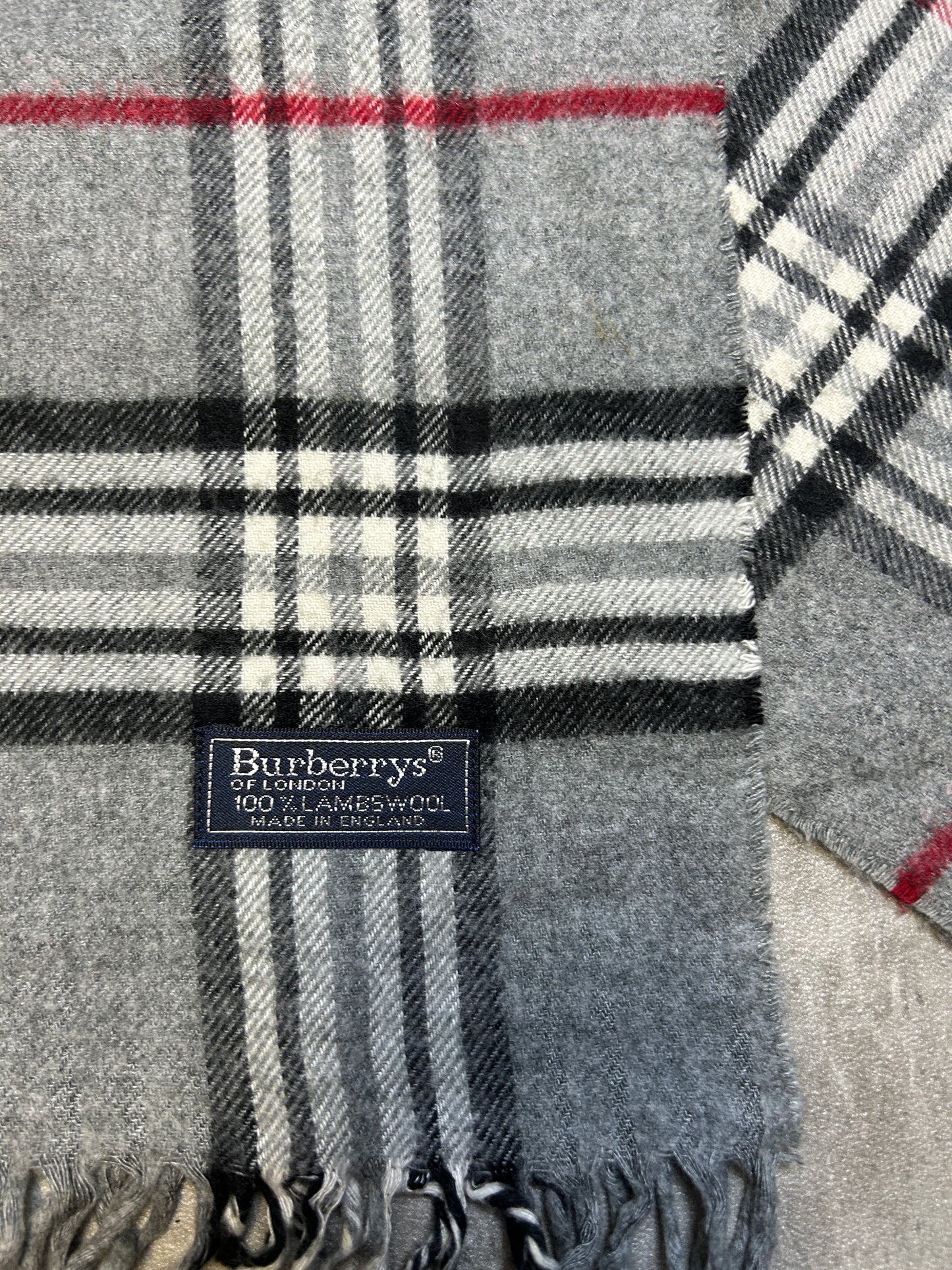 Burberry Schal grau