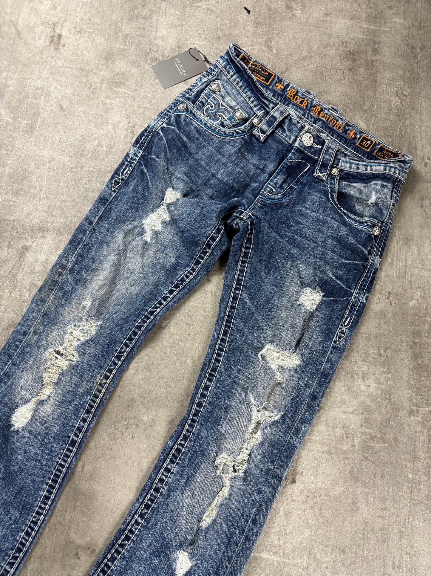 Rock Revival Low Waist Jeans S