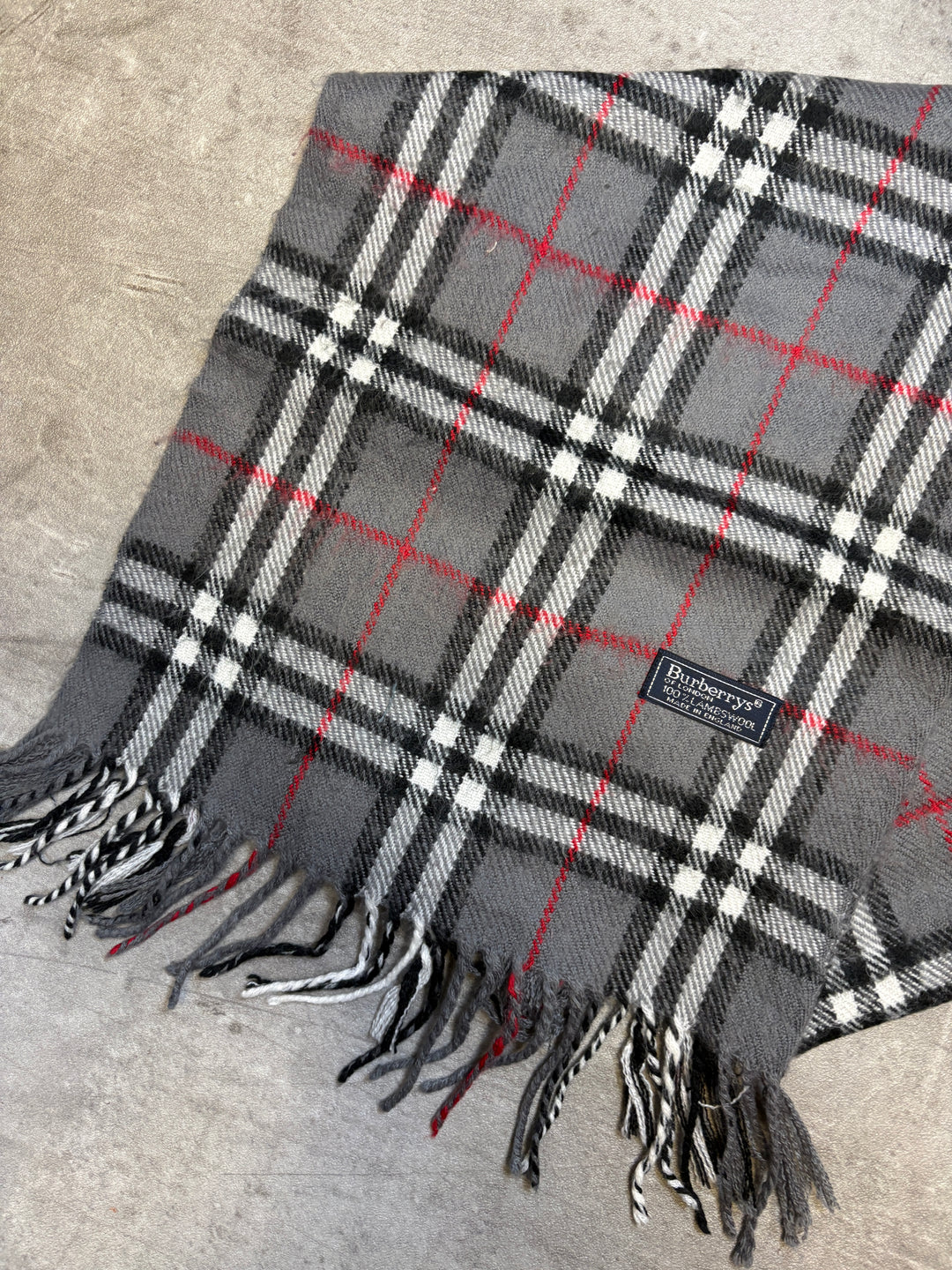 Burberry Schal grau