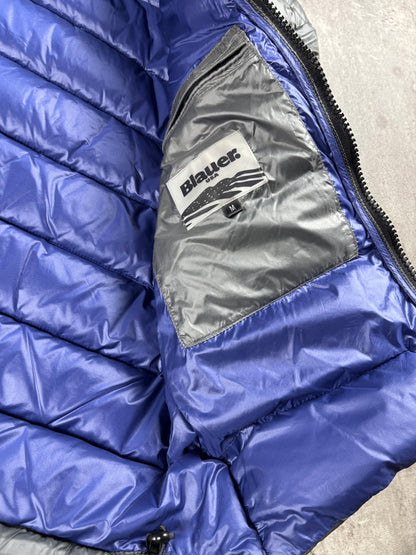 Blauer Puffer M