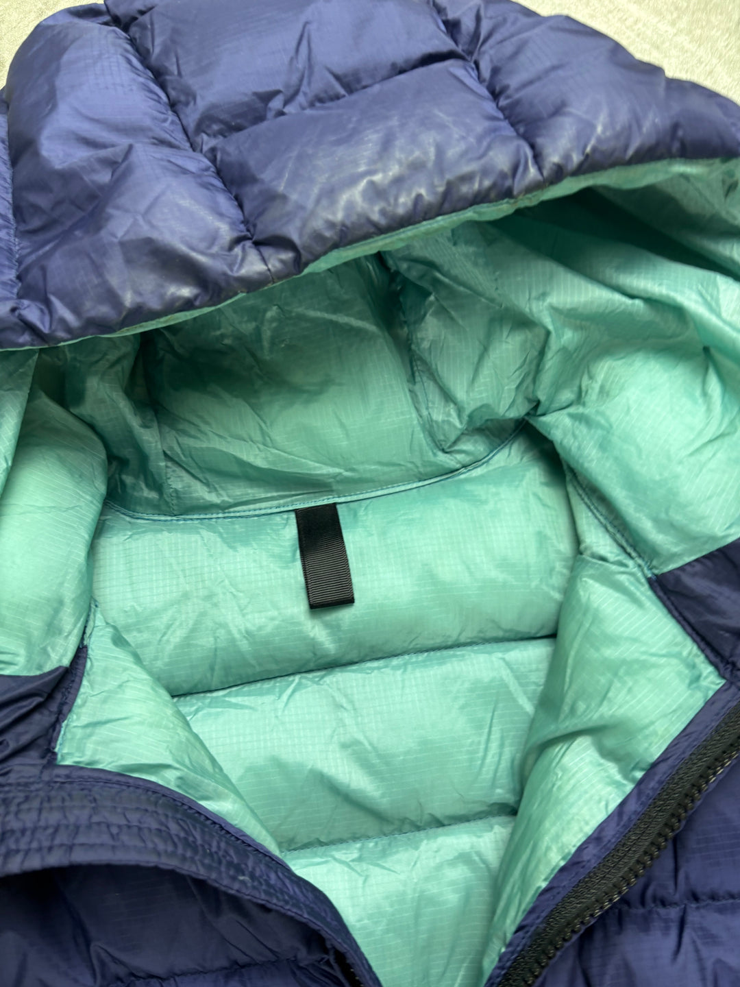 Blauer Puffer S