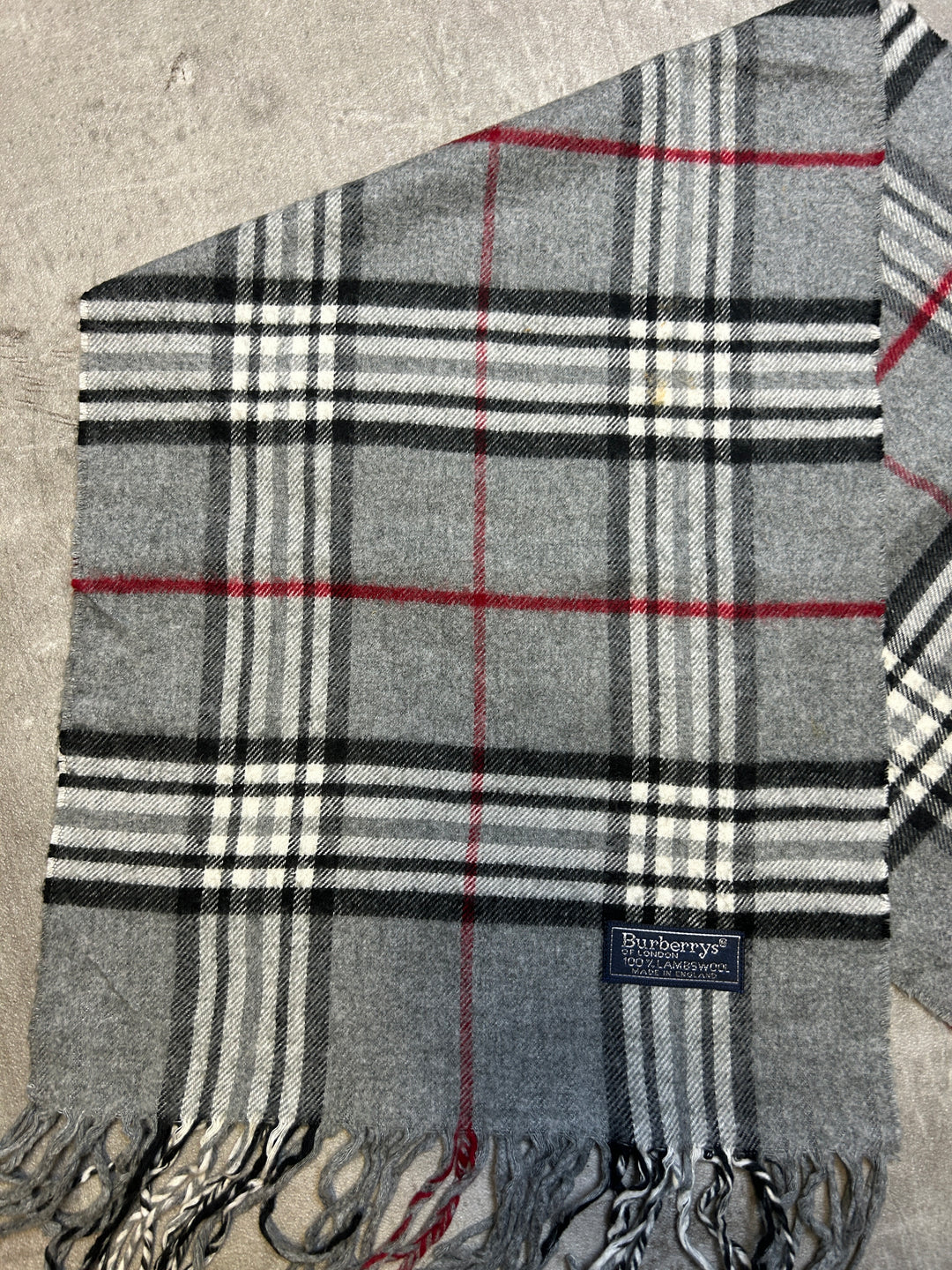Burberry Schal grau