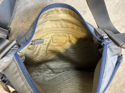 Prada Nylon Messenger Sling Bag