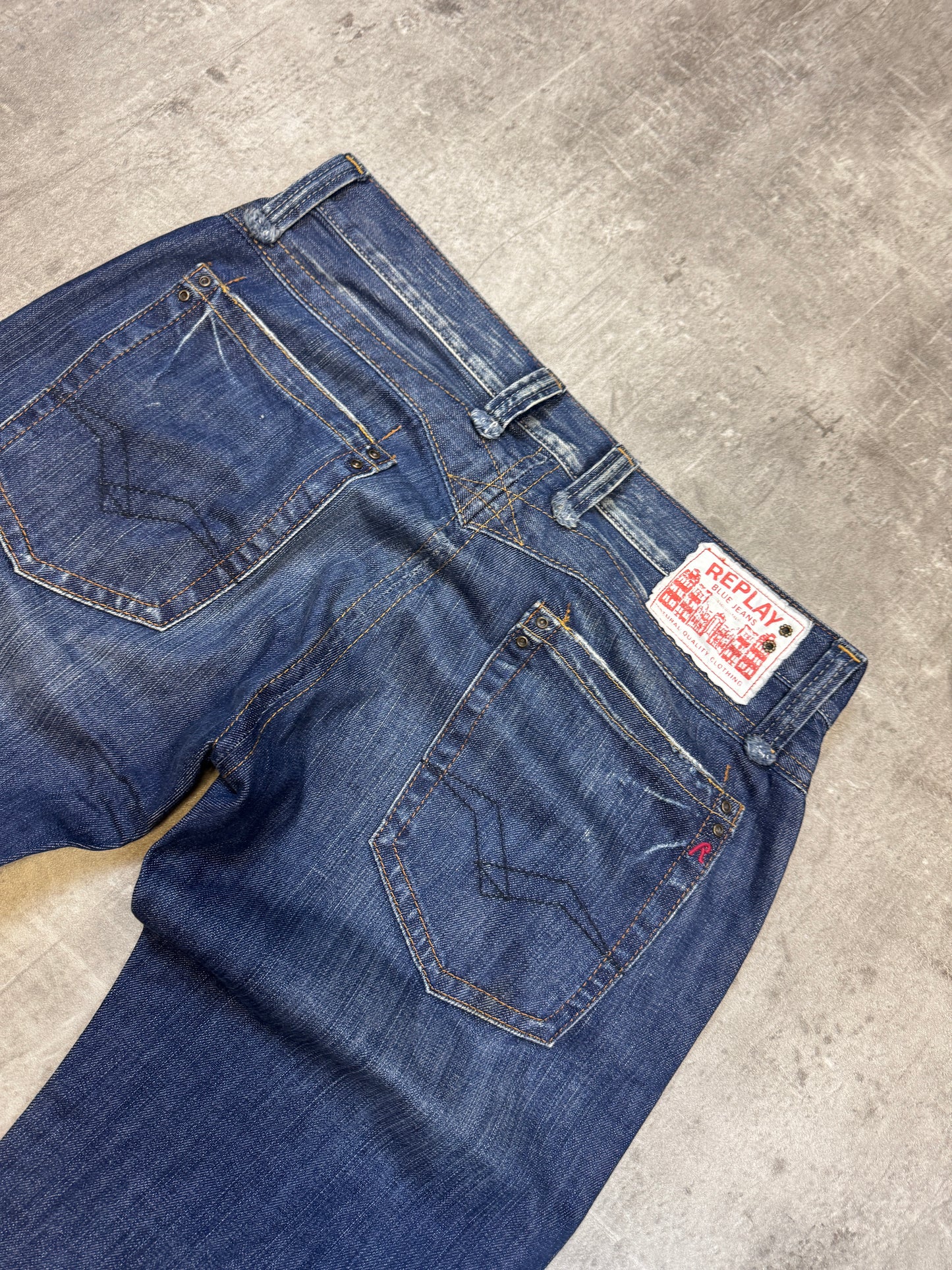 Replay washed Straight Jeans M