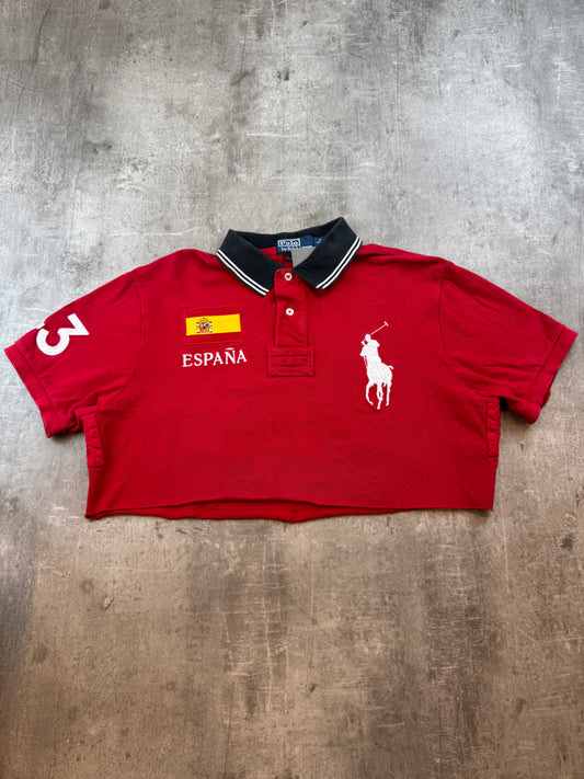 “RARE“ Cropped Ralph Lauren ESPAÑA Girls Polo L