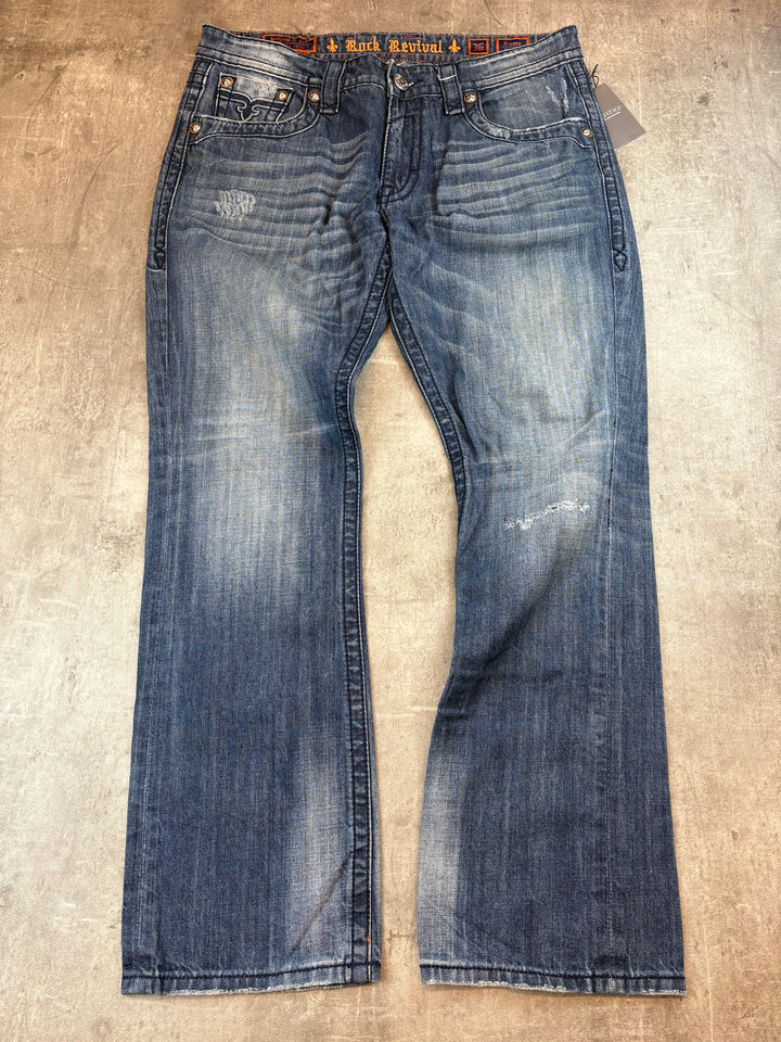 Rock Revival Straight Jeans L