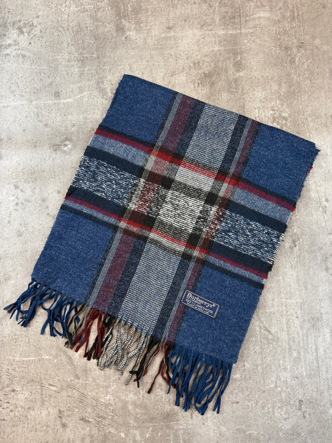 Burberry Schal blau
