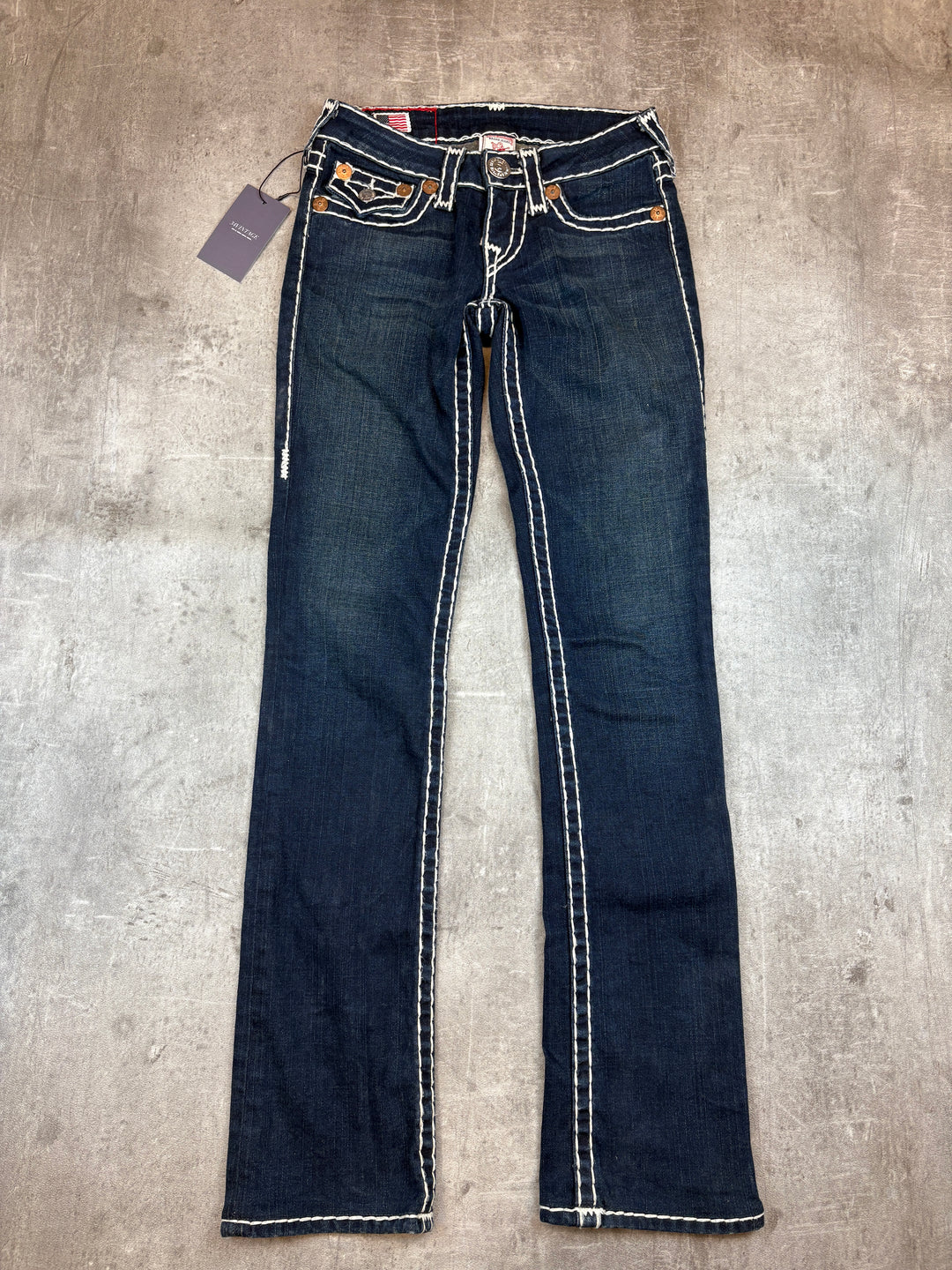 True Religion Low Waist Straight Jeans XS | 24