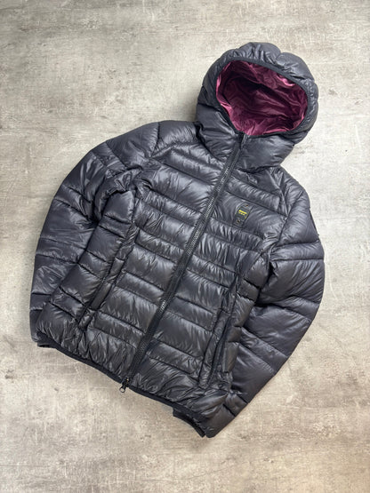 Blauer Puffer S