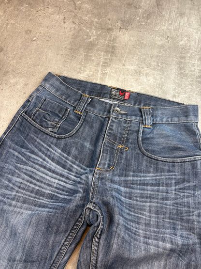 washed Vintage Straight Jeans S