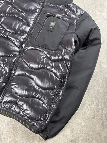 Blauer Puffer M