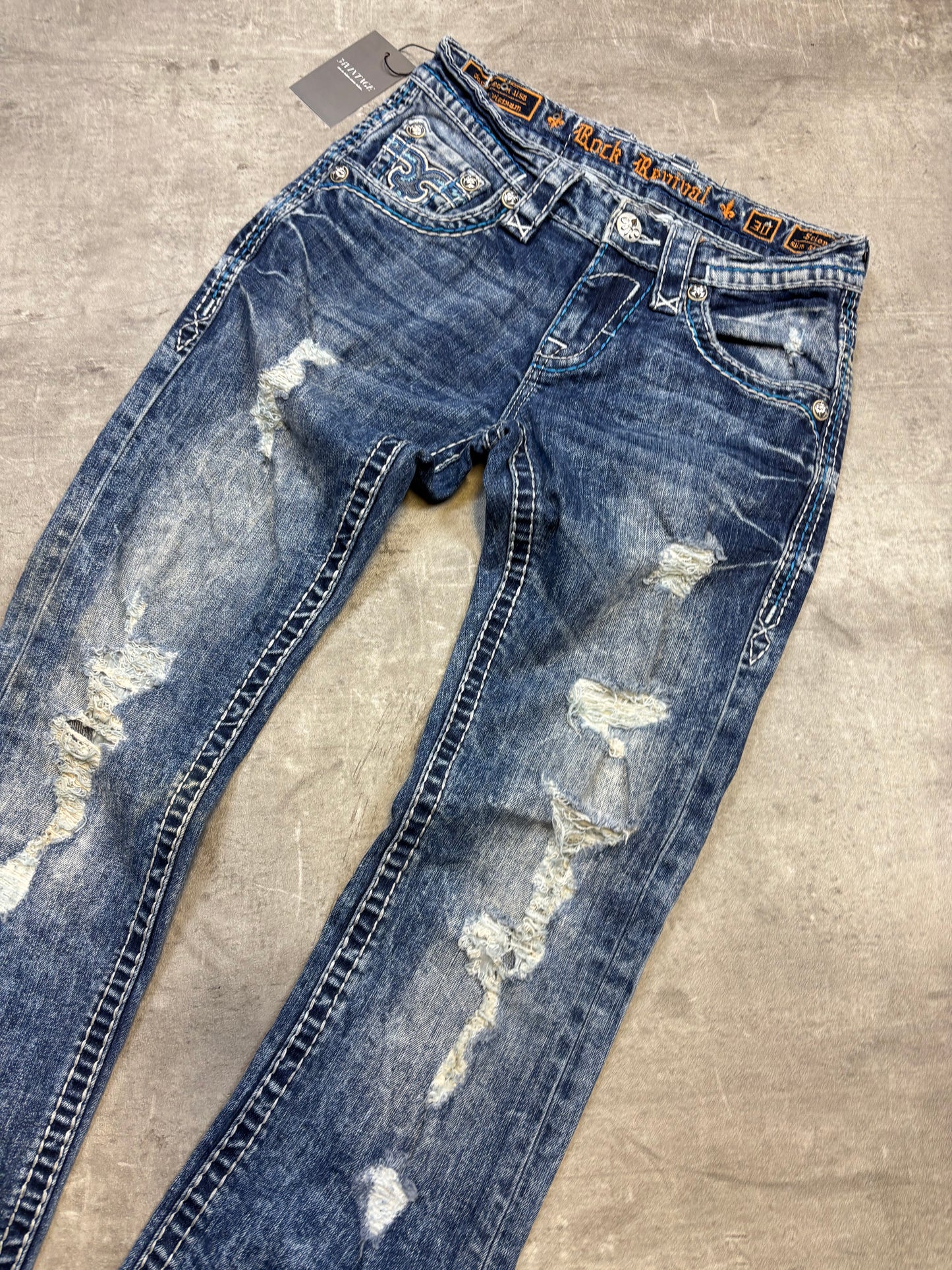 Rock Revival Low Waist Jeans S