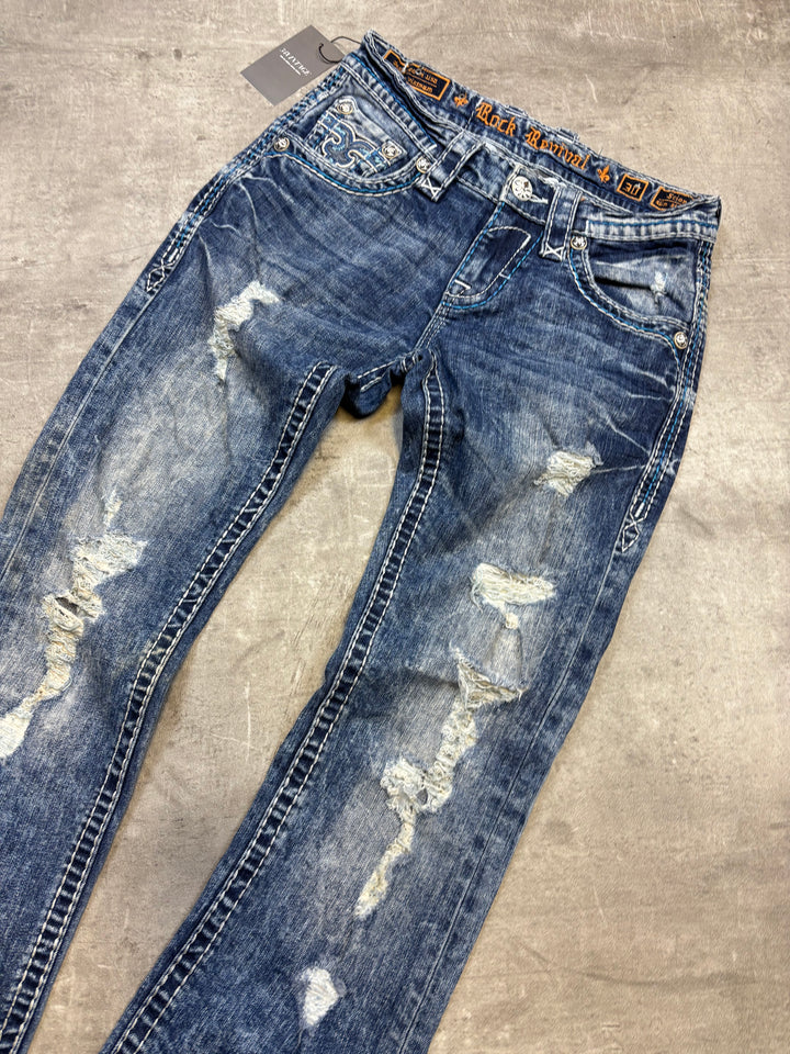 Rock Revival Low Waist Jeans S