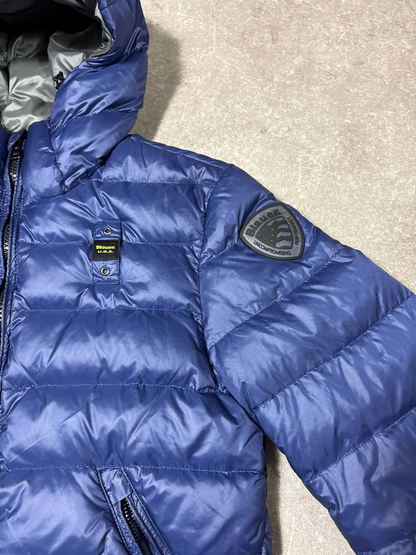 Blauer Puffer S
