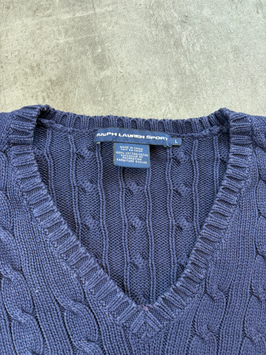 Ralph Lauren Girls V-Sweater S