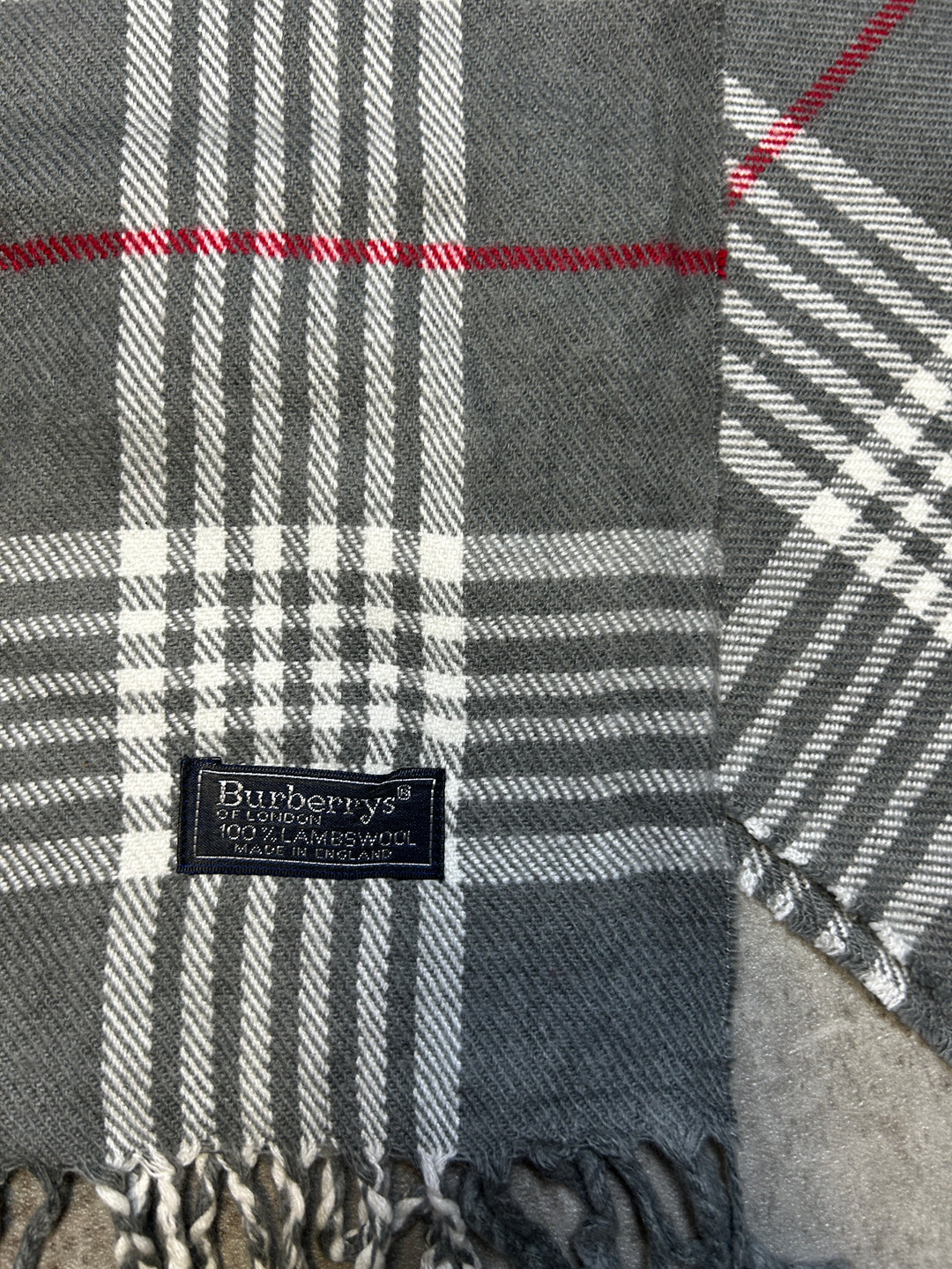 Burberry Schal grau