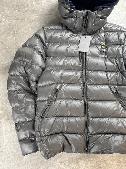 Blauer Puffer M