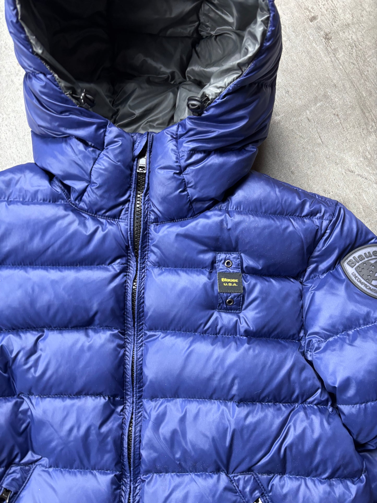 Blauer Jacke S