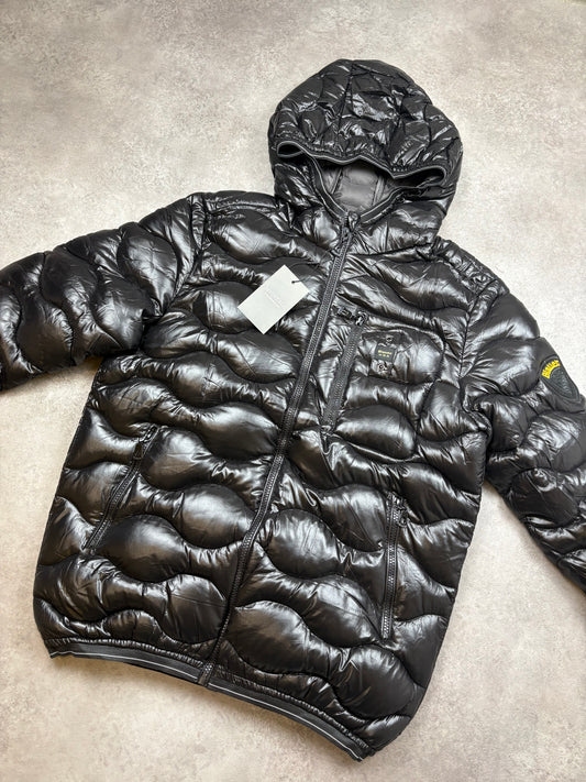 Blauer Puffer M