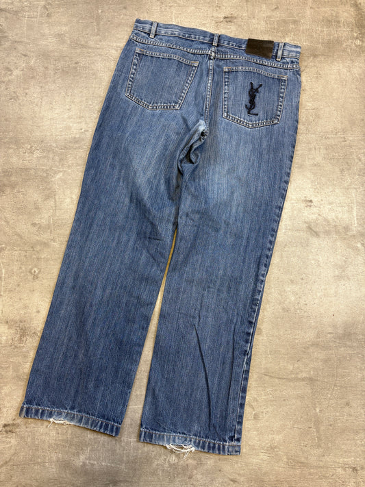 Vintage Yves Saint Laurent Straight Jeans (M)