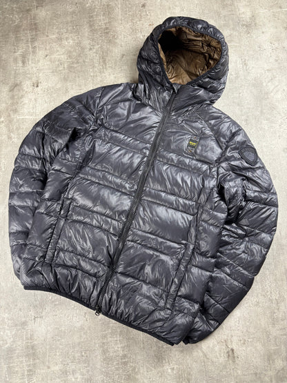 Blauer Puffer M