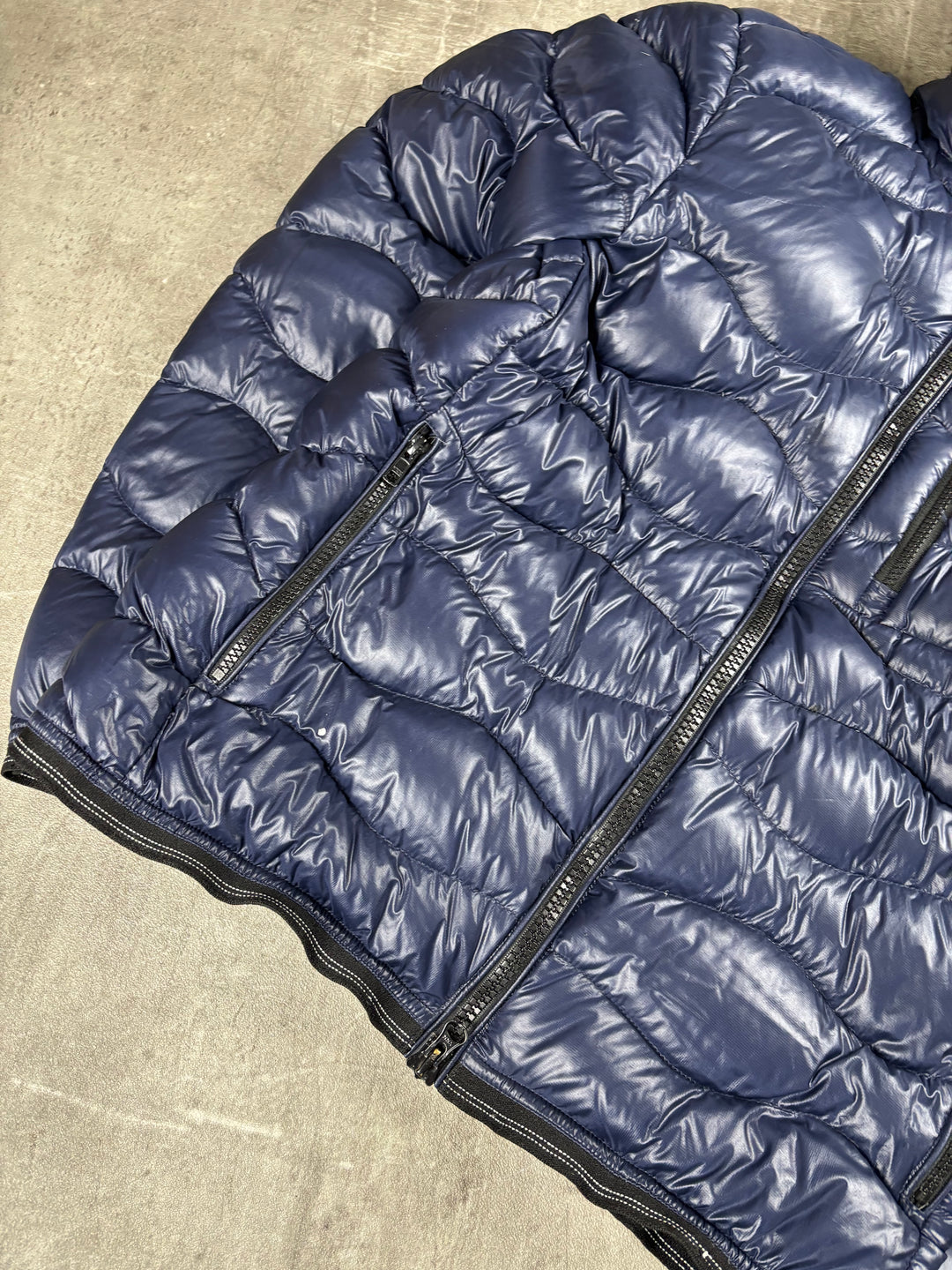 Blauer Puffer S