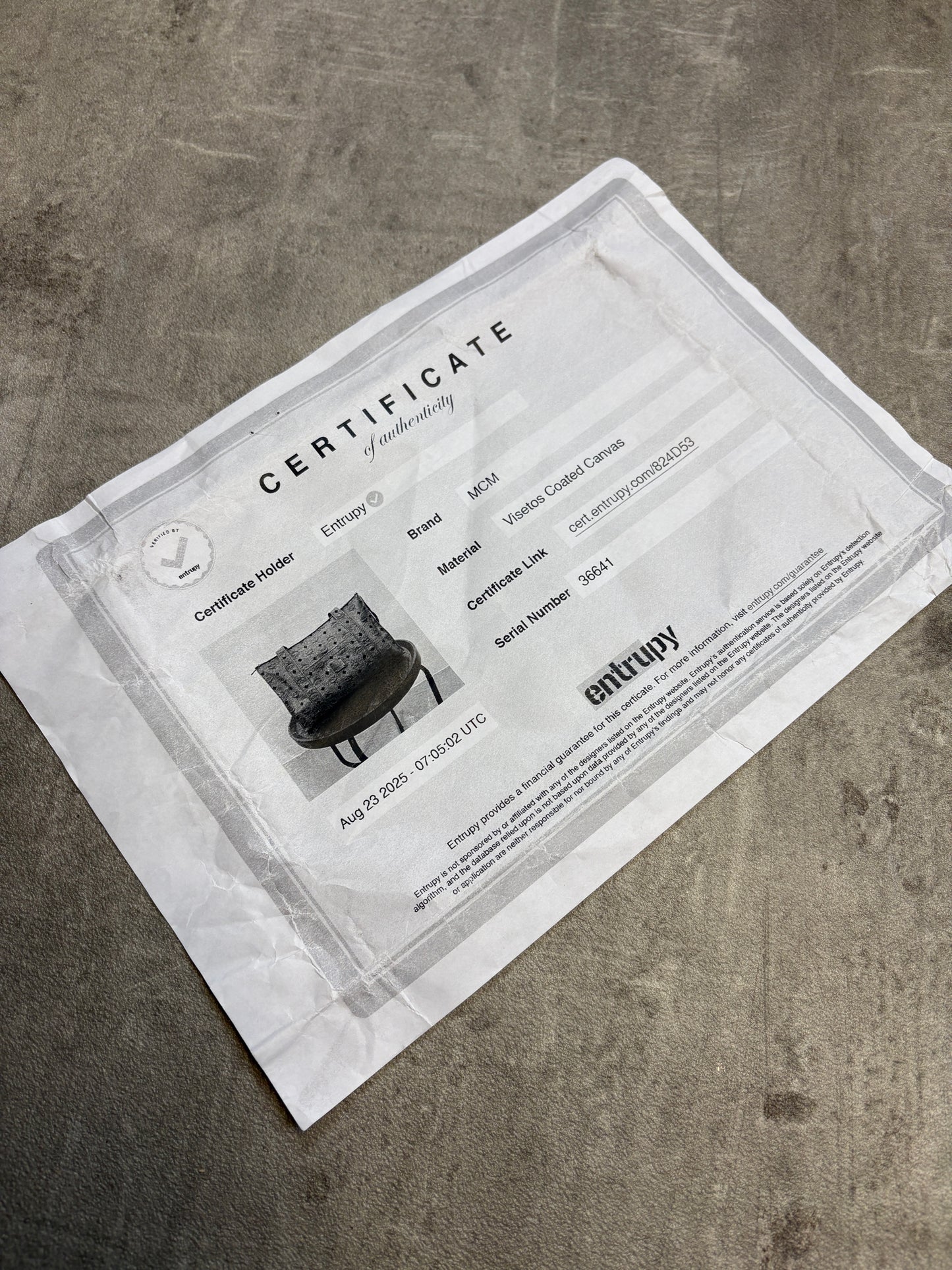 MCM Mogramm Handtasche