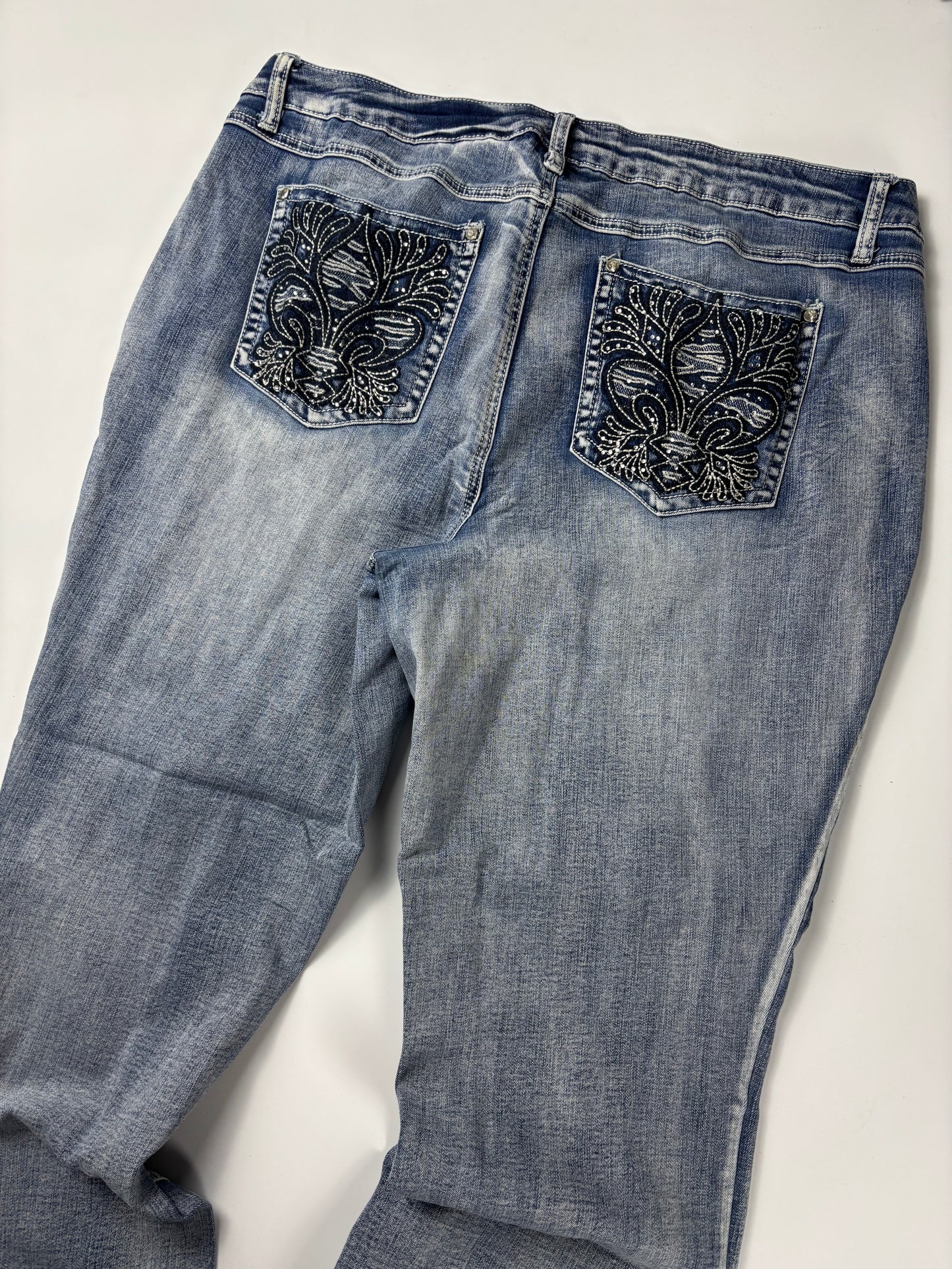 Vintage High Waist Jeans XL