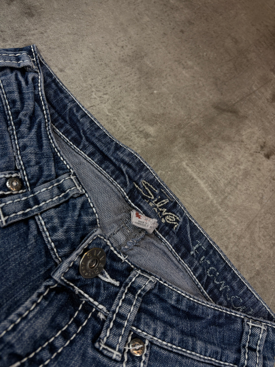 Vintage Low Waist Bootcut Jeans XS
