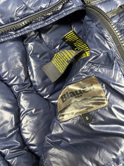 Blauer Puffer S
