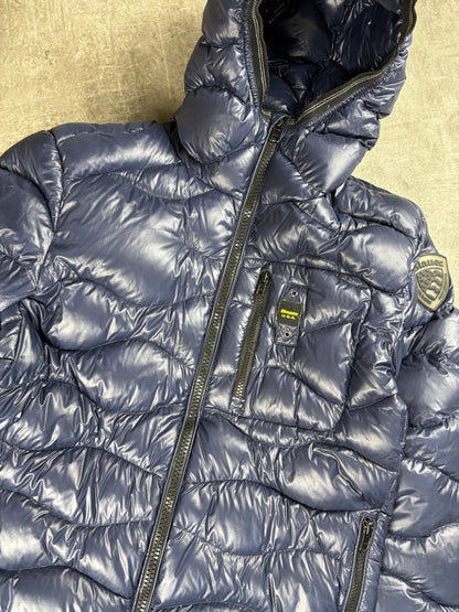 Blauer Puffer S