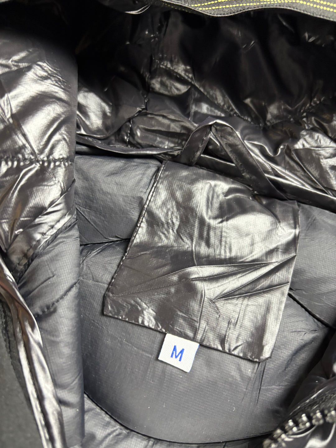 Blauer Puffer M
