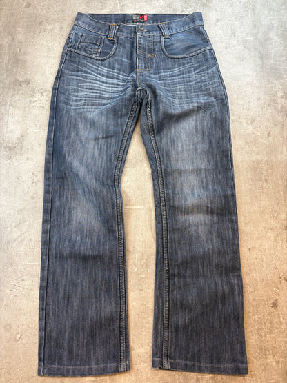 washed Vintage Straight Jeans S