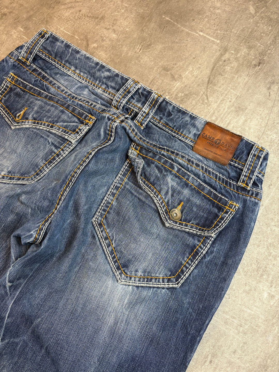 Camp David washed Bootcut Jeans L