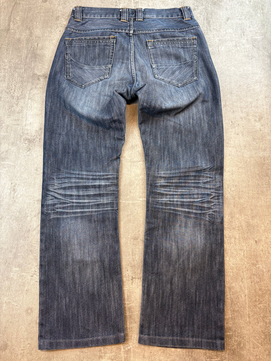 washed Vintage Straight Jeans S