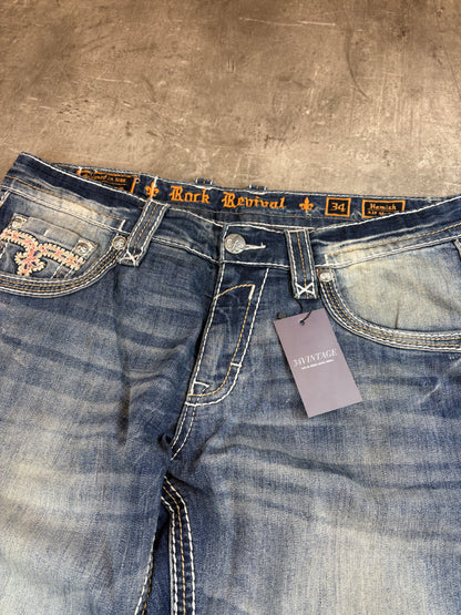 Rock Revival Straight Jeans L