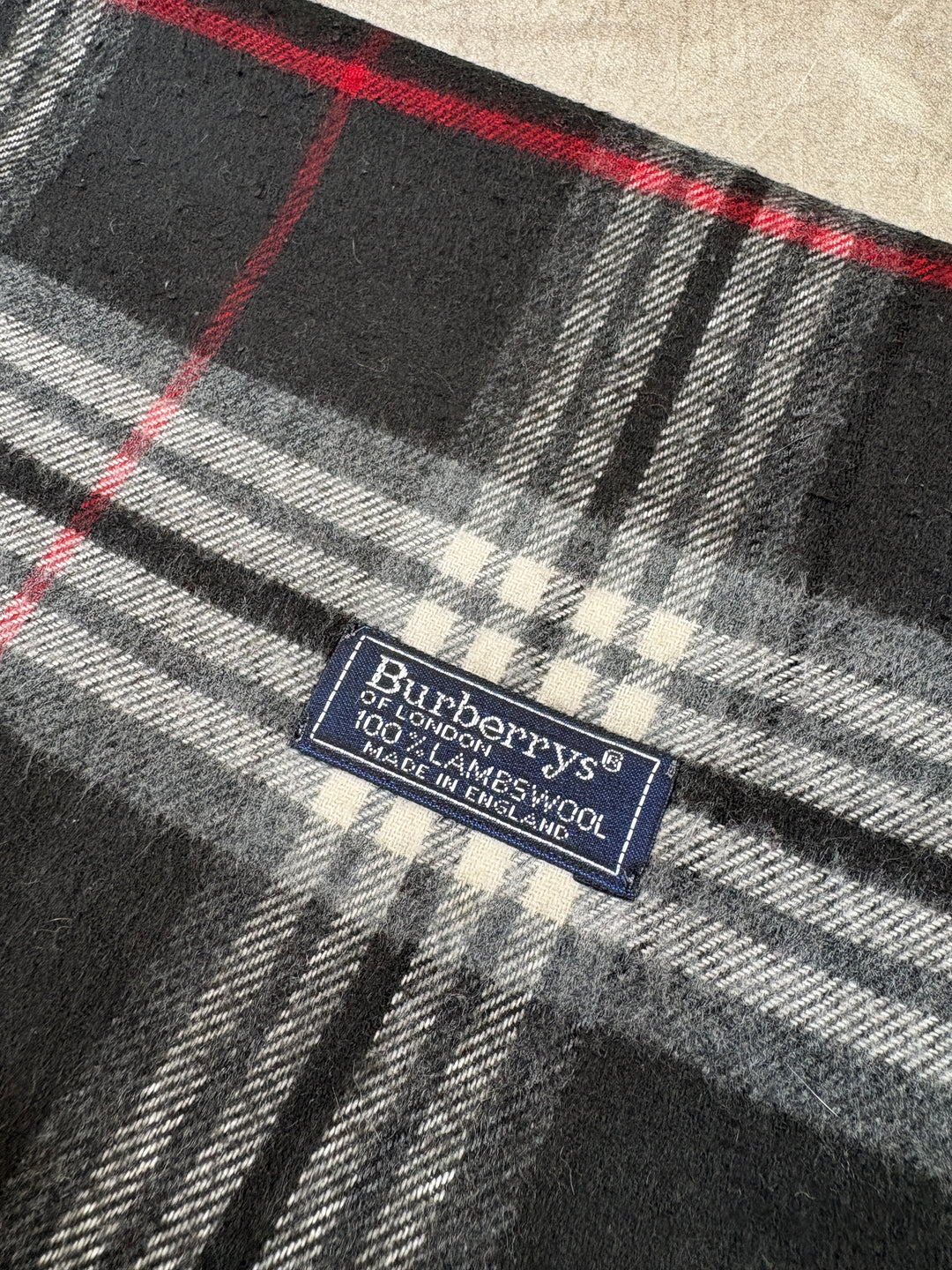 Burberry Schal schwarz
