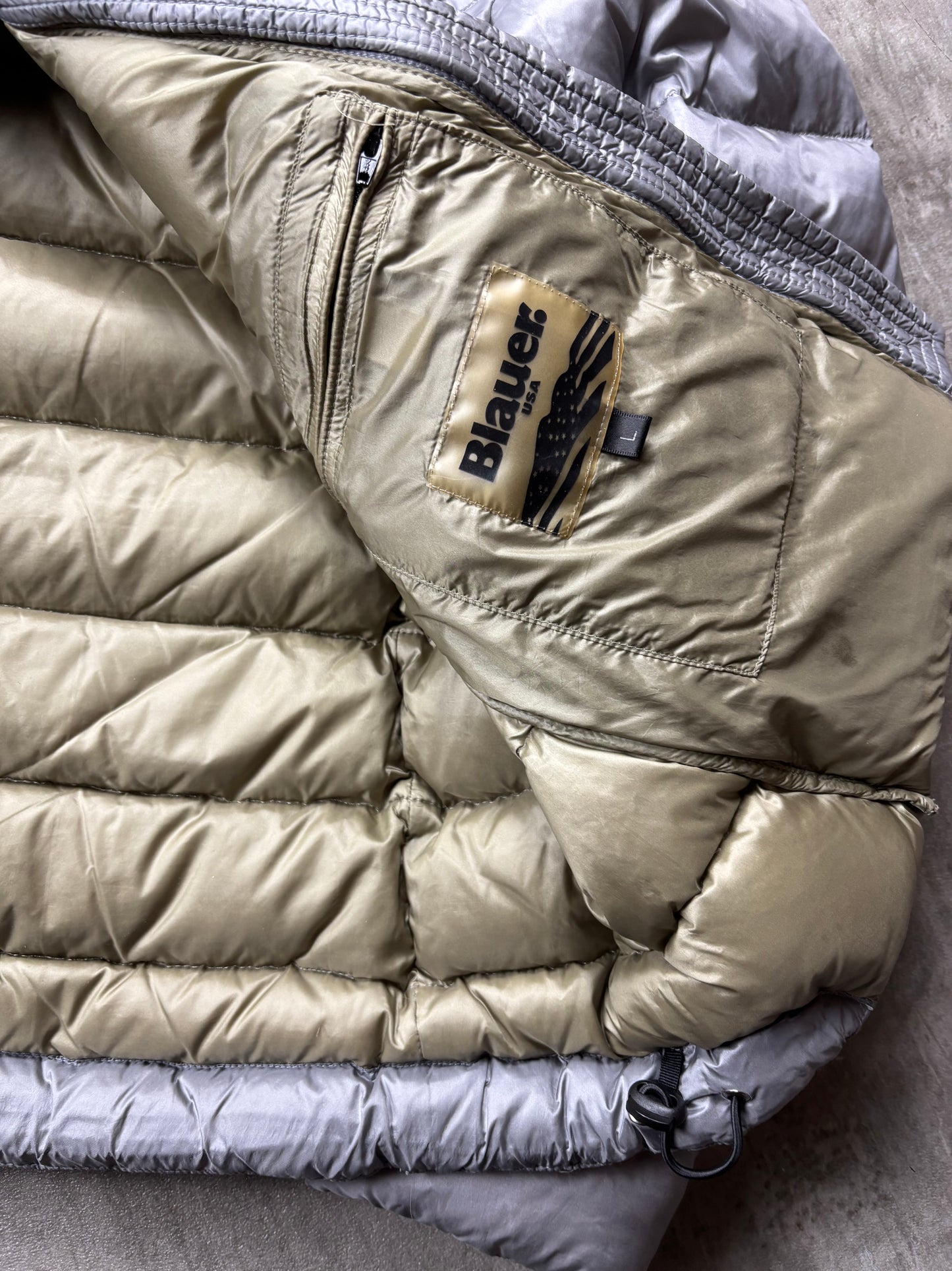 Blauer Jacke Girly S