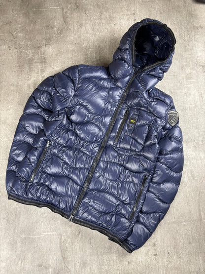 Blauer Puffer S
