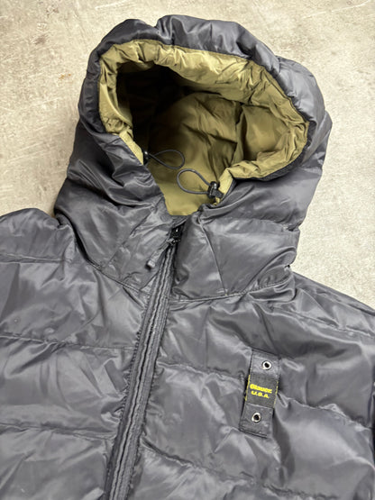 Blauer Puffer M