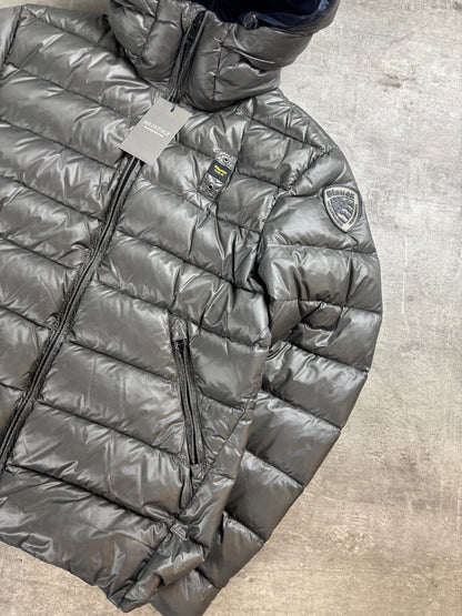 Blauer Puffer M