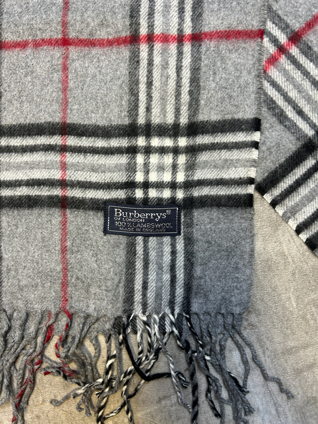Burberry Schal grau