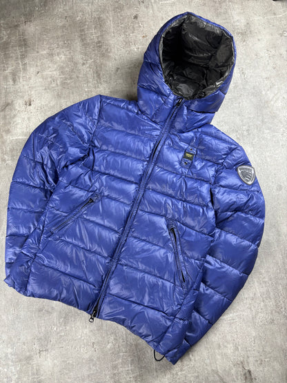 Blauer Puffer M