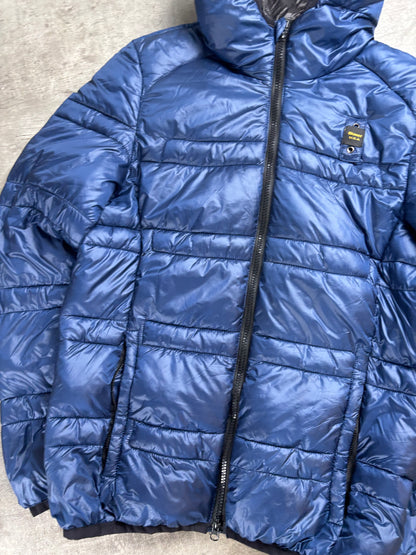 Blauer Puffer XS