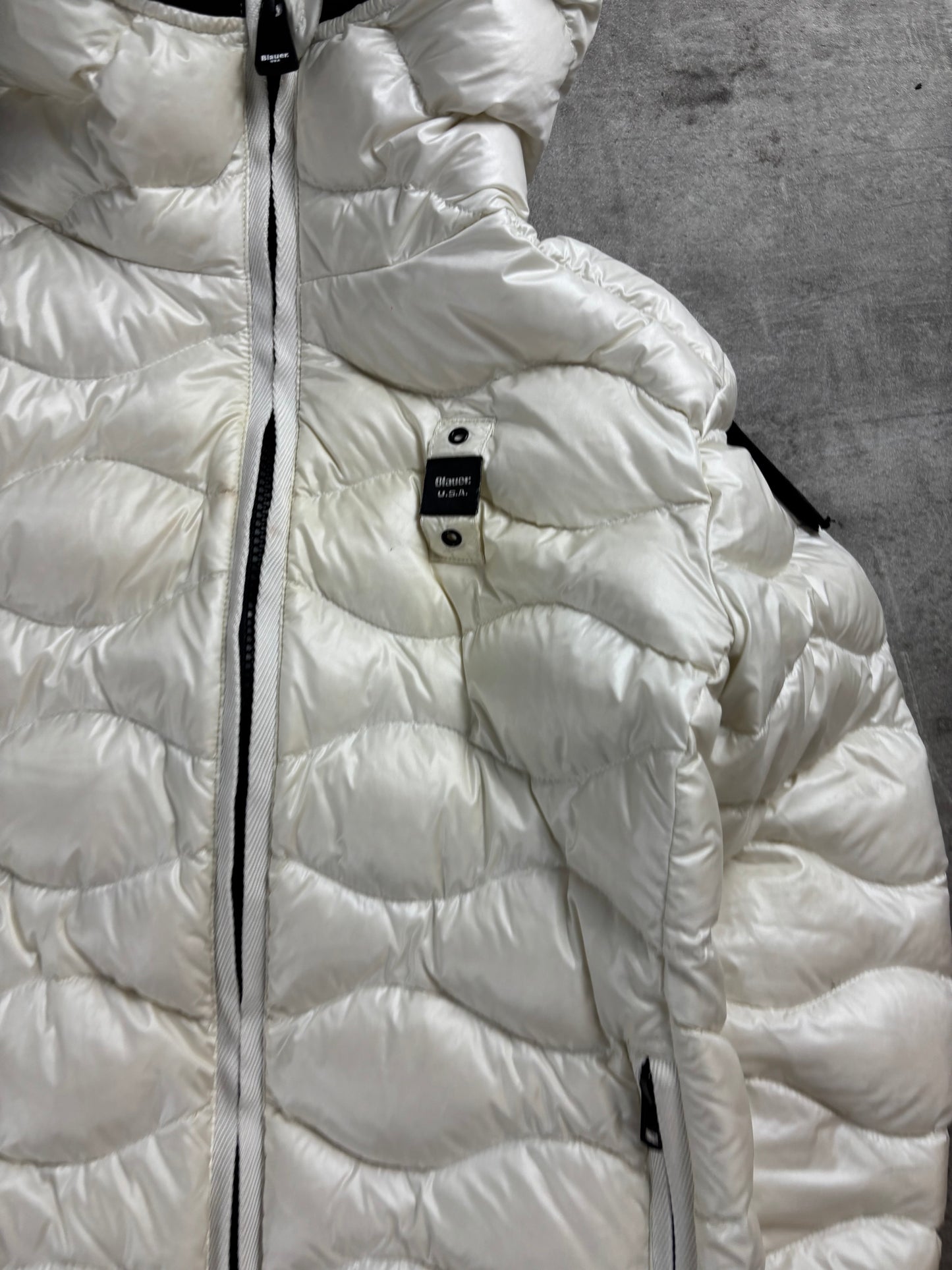 Blauer Puffer girly XS