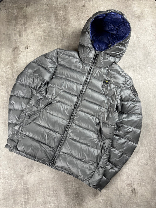 Blauer Puffer M