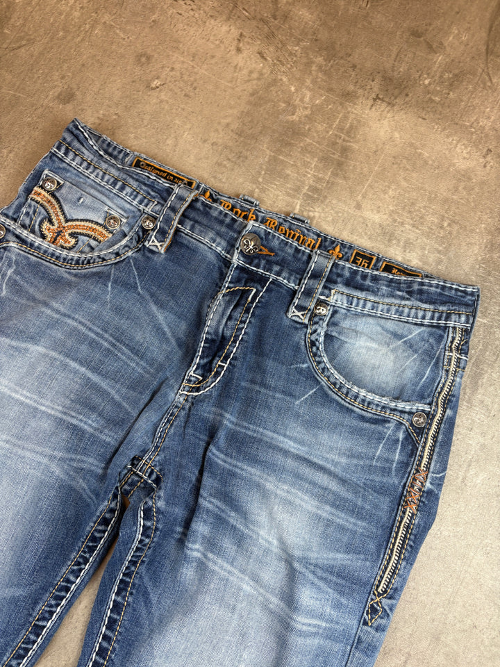 Rock Revival Flared Jeans L