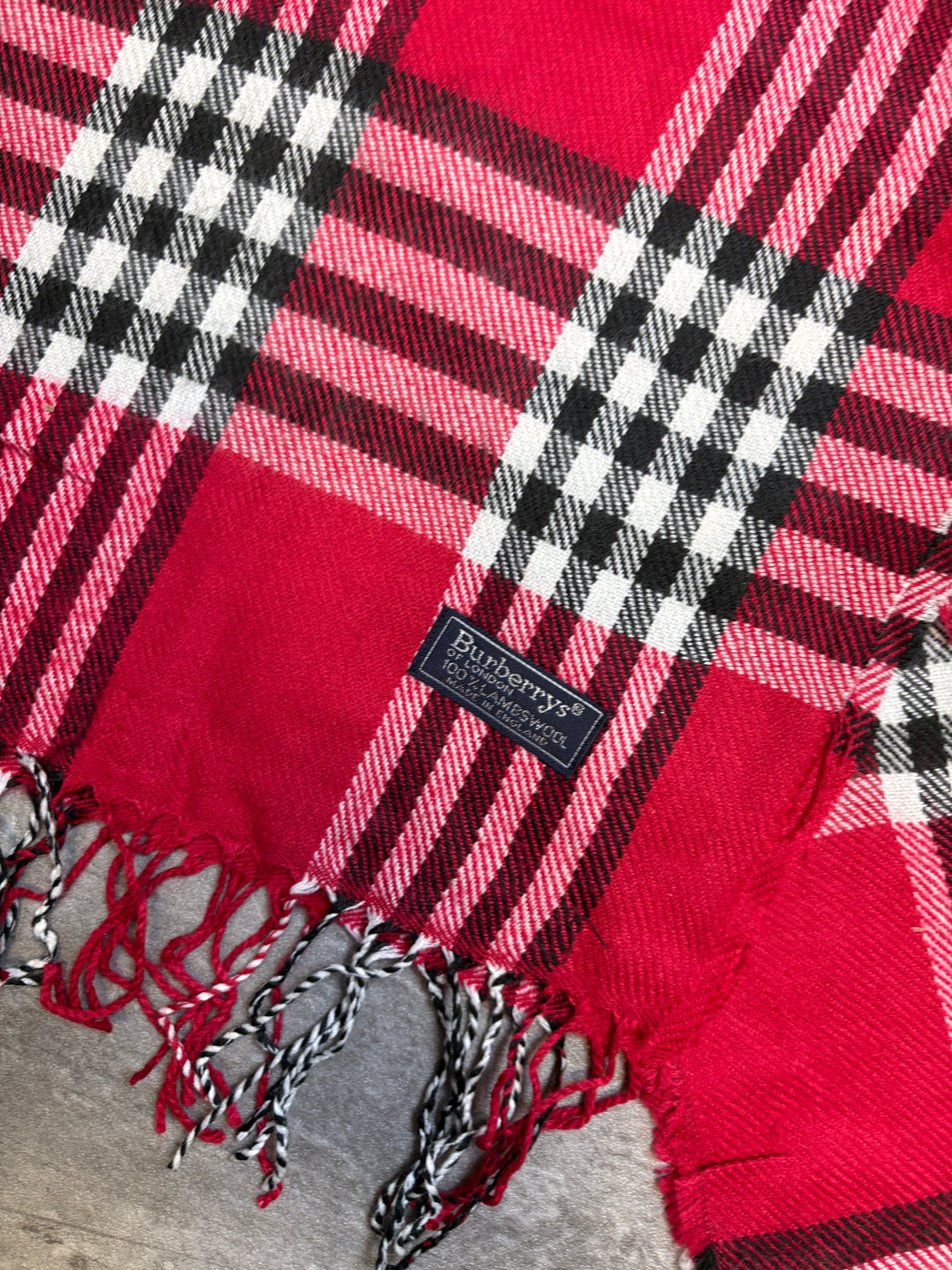 Burberry Schal rot